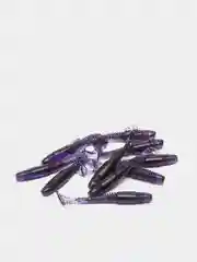 Фиолетовый силиконовые приманки RAF, Sw. Tioga 2.0, 50 mm, 10 штук, виброхвост