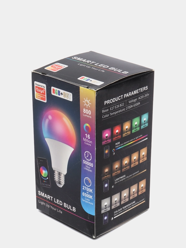 Light RGB RGBW 9W WiFi умная лампочка для дома