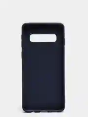 Темно-синий чехол Samsung Galaxy S10, Самсунг Галакси С10 силиконовый цветной матовый