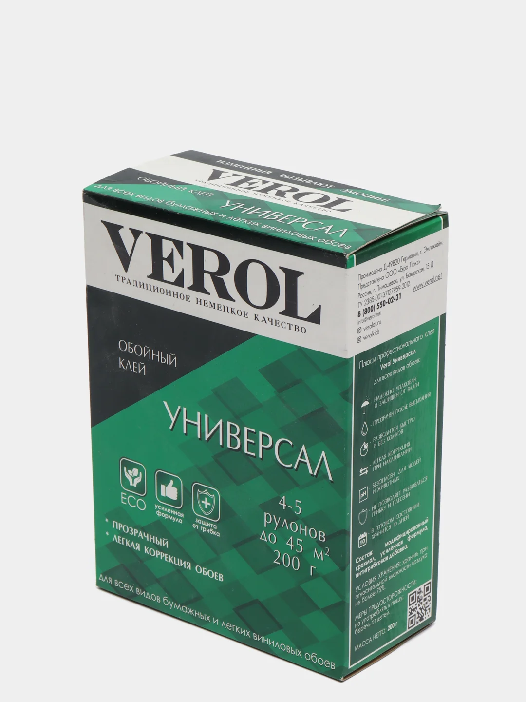 Клей обойный универсальный VEROL усиленный  200г