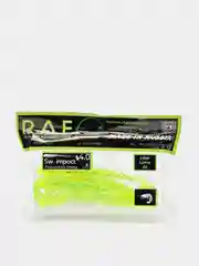 Лайм силиконовые приманки RAF Swing Impact 4.0, виброхвост, 100 мм, 5 штук