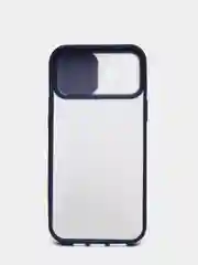 Темно-синий чехол с защитой камеры для iPhone 12  PRO MAX (Матовый Чехол)