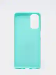 Бирюзовый чехол Samsung Galaxy M52 силиконовый, матовый
