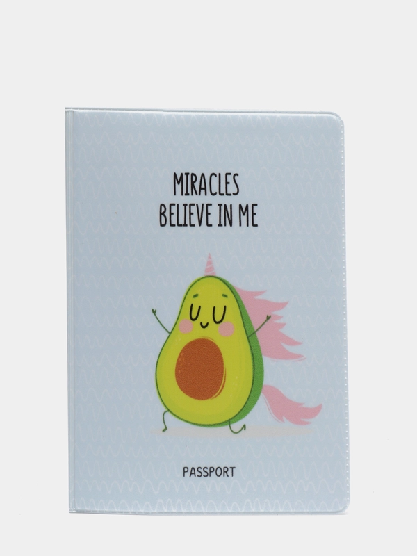 Обложка для паспорта MESHU "Avocado", ПВХ, 2 кармана
