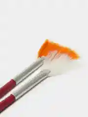 Бордовый набор кистей для маникюра