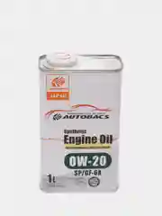 Синтетическое моторное масло AUTOBACS "Engine Oil Synthetic", 0W-20, 1/4 л
