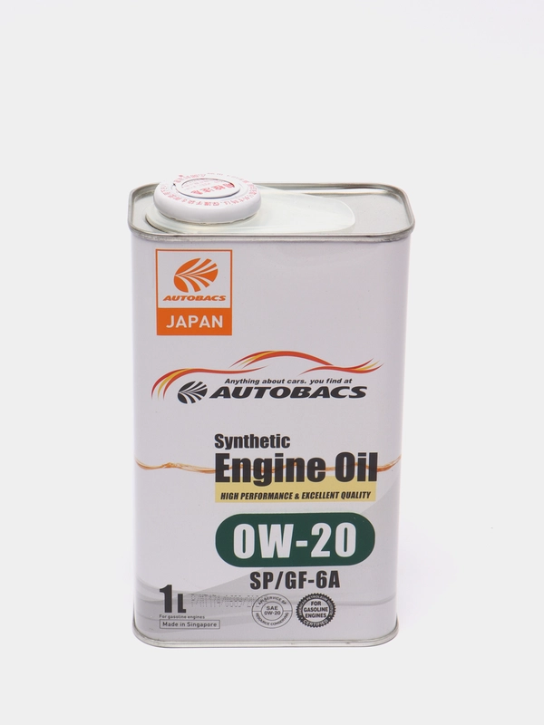Синтетическое моторное масло AUTOBACS "Engine Oil Synthetic", 0W-20, 1/4 л