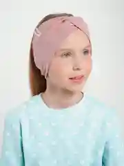 Бежевый меланж детская повязка на голову