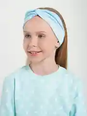 Голубой детская повязка на голову