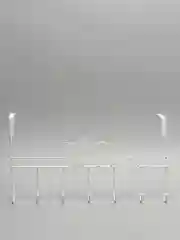 Белый вешалка на дверь с 7 крючками