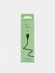 Кабель Lightning (8-pin) Borofone BX17 (1 м, 2.4A) чёрный