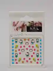 Бежевый наклейки-слайдеры для дизайна ногтей и маникюра, "Hello kitty"