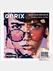 Бесконечный фото-конструктор Qbrix Poster, 40*40 см, 3504 деталей