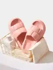 Розовый шлепанцы женские