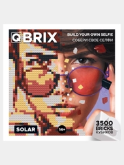 Бесконечный фото-конструктор, картина по фотографии Qbrix Solar, 40х40 см, 3504 деталей
