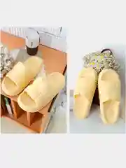 Светло-жёлтый шлепанцы женские