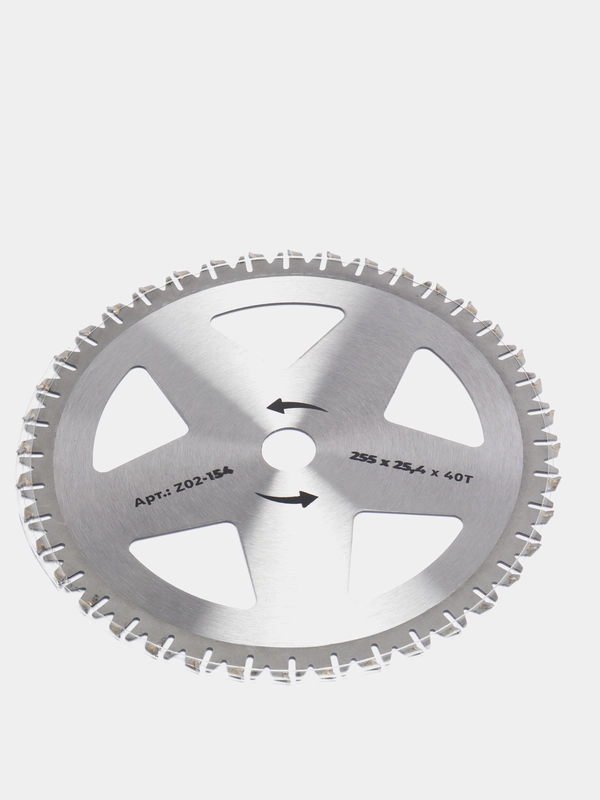 Диск нож для триммера косилки 255 х 25.4 х 40 wheel design, п/к 25.4х22мм