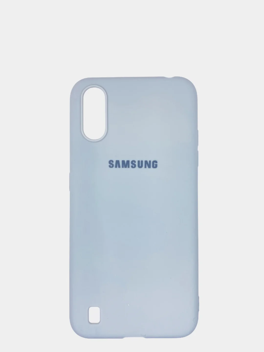 Лесной зеленый чехол Samsung Galaxy A01 / M01, Галакси А01 / М01 силиконовый матовый с мягким подкладом