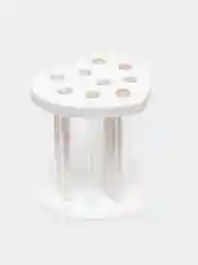 Белый ваза для цветов деревянная