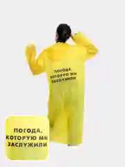 Горчичный дождевик, унисекс, размер 42-46