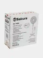 Черный вентилятор напольный Sakura SA-16BK