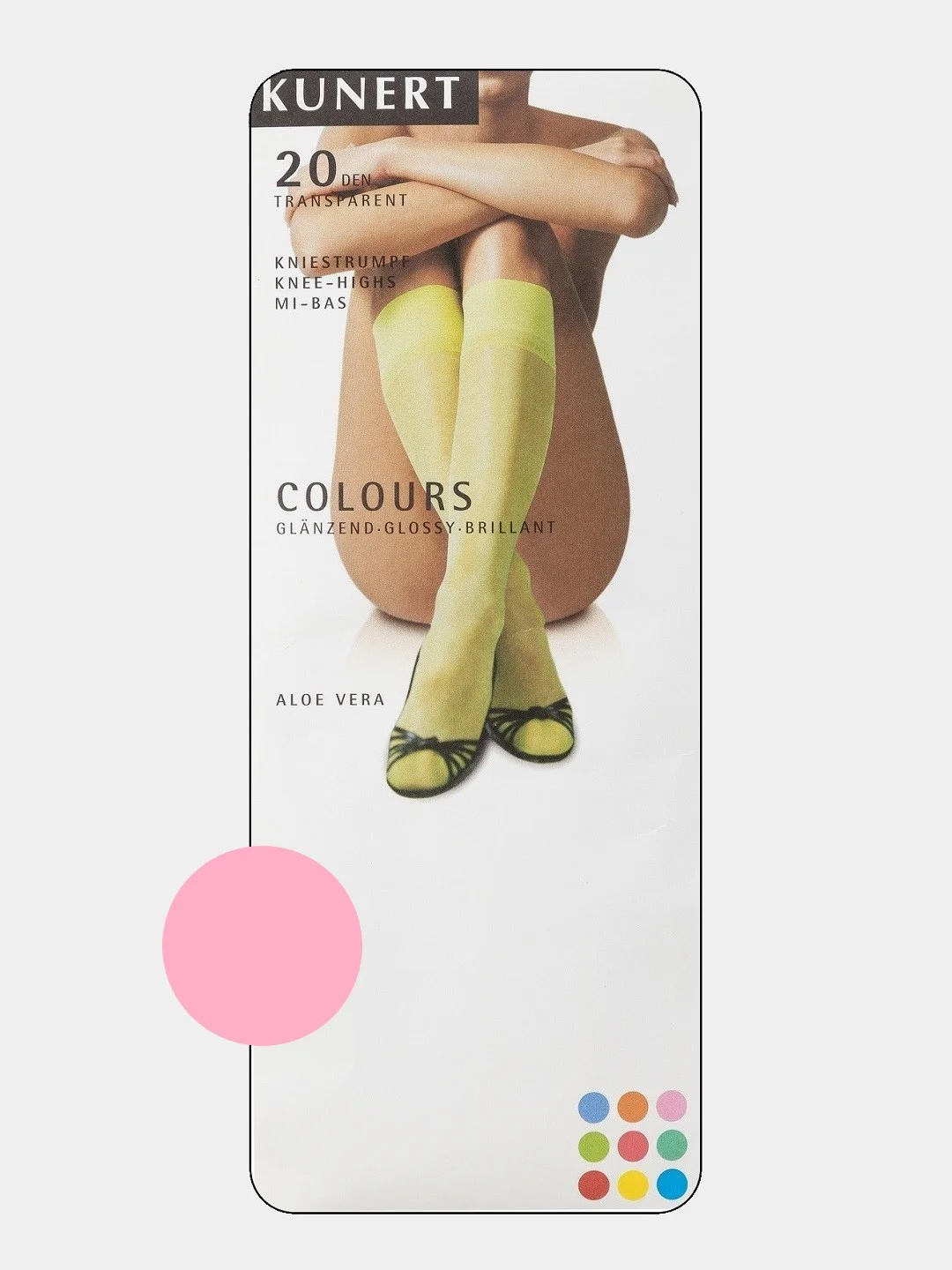 Розовый гольфы KUNERT Colours 20ден