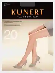 Серый колготки с комфортными шортиками Kunert Glatt & Softig 20 ден