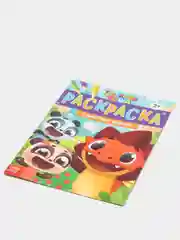 Раскраска с цветным фоном "Дракоша Тоша", 16 страниц