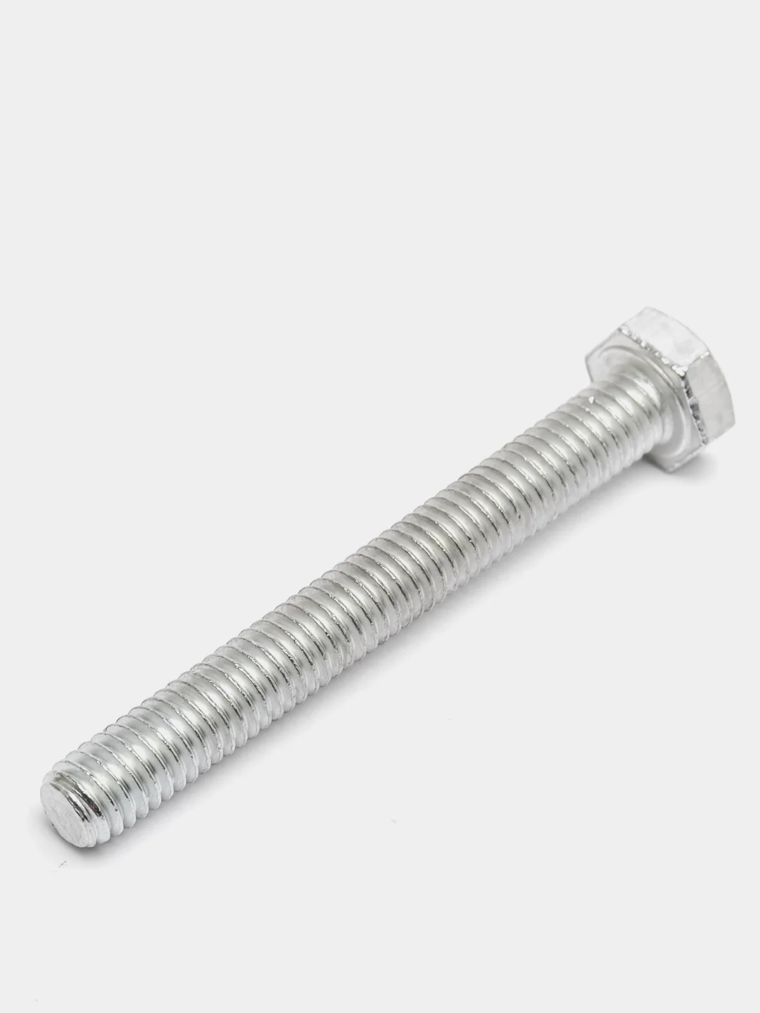 Болт с шестигранной головкой ТУНДРА krep, DIN933, М6 х50, к.п. 8.8, цинк
