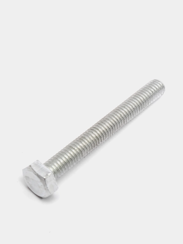 Болт с шестигранной головкой ТУНДРА krep, DIN933, М6 х50, к.п. 8.8, цинк