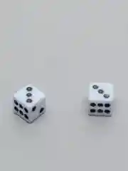 Игральные кости для настольных игр 8х8 мм. Кубики