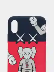 Красный светящийся чехол-накладка LUXO для iPhone XS с флуоресцентным рисунком KAWS