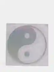 Ледяной yin Yang "Инь-Ян" - виниловая наклейка без фона на любую поверхность ин янь