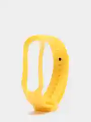 Желтый силиконовый ремешок Xiaomi Mi Band 5,6