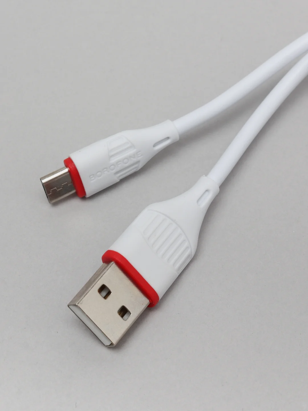 Сетевое зарядное устройство 2.1A USB Borofone BA20A, комплект с кабелем Mirco-USB