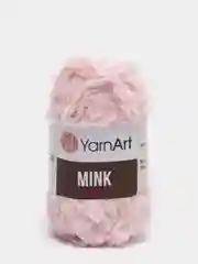 Розовый пряжа YarnArt Mink, полиамид, 50 г, 75 м