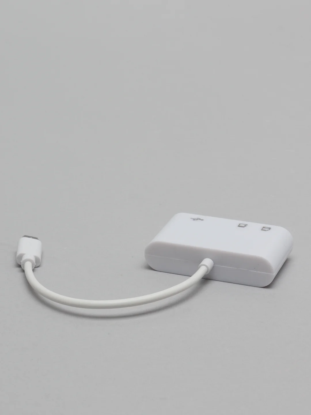 Картридер Micro USB, адаптер. 3 порта