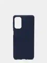 Темно-синий чехол Samsung Galaxy M52 силиконовый, матовый