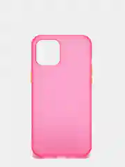 Розовый чехол для iPhone XS/12 Mini/12 Pro Max цветной матовый, прозрачный