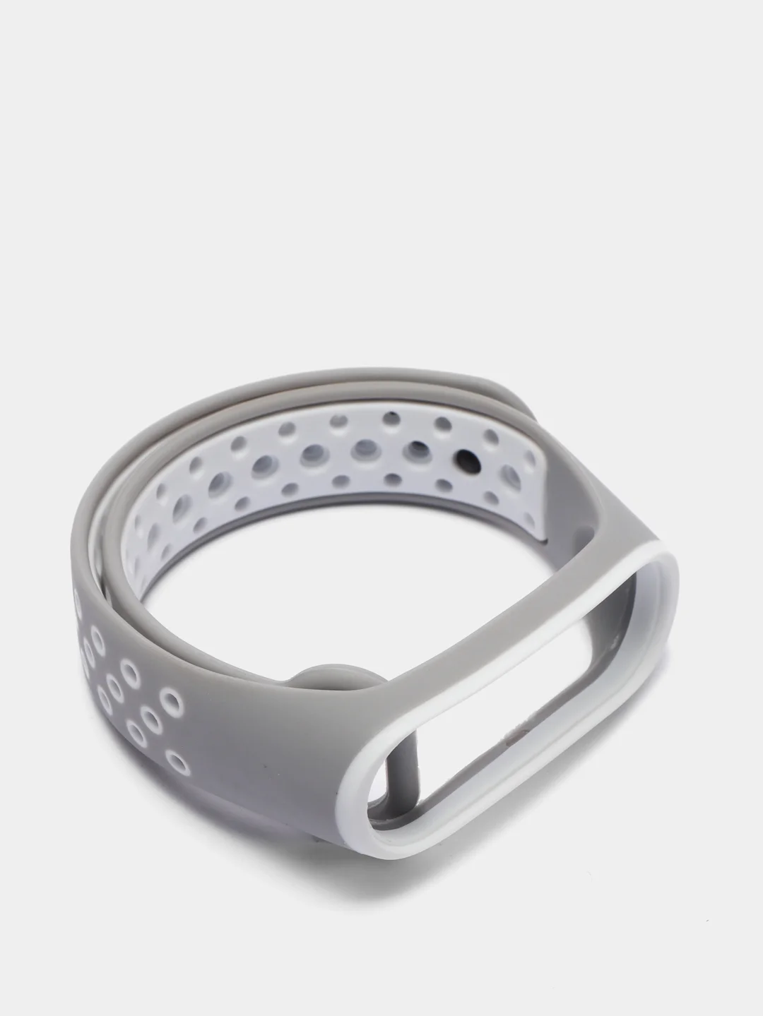 Серебряный ремешок для Xiaomi Mi Band 4 Sports