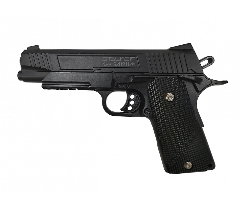 Страйкбольный пистолет Stalker SA1911M Spring (Colt1911 Rail), калибр 6 мм