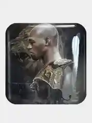 Бежевый меланж 3d стикеры (наклейки) на телефон UFC Хабиб, Конор
