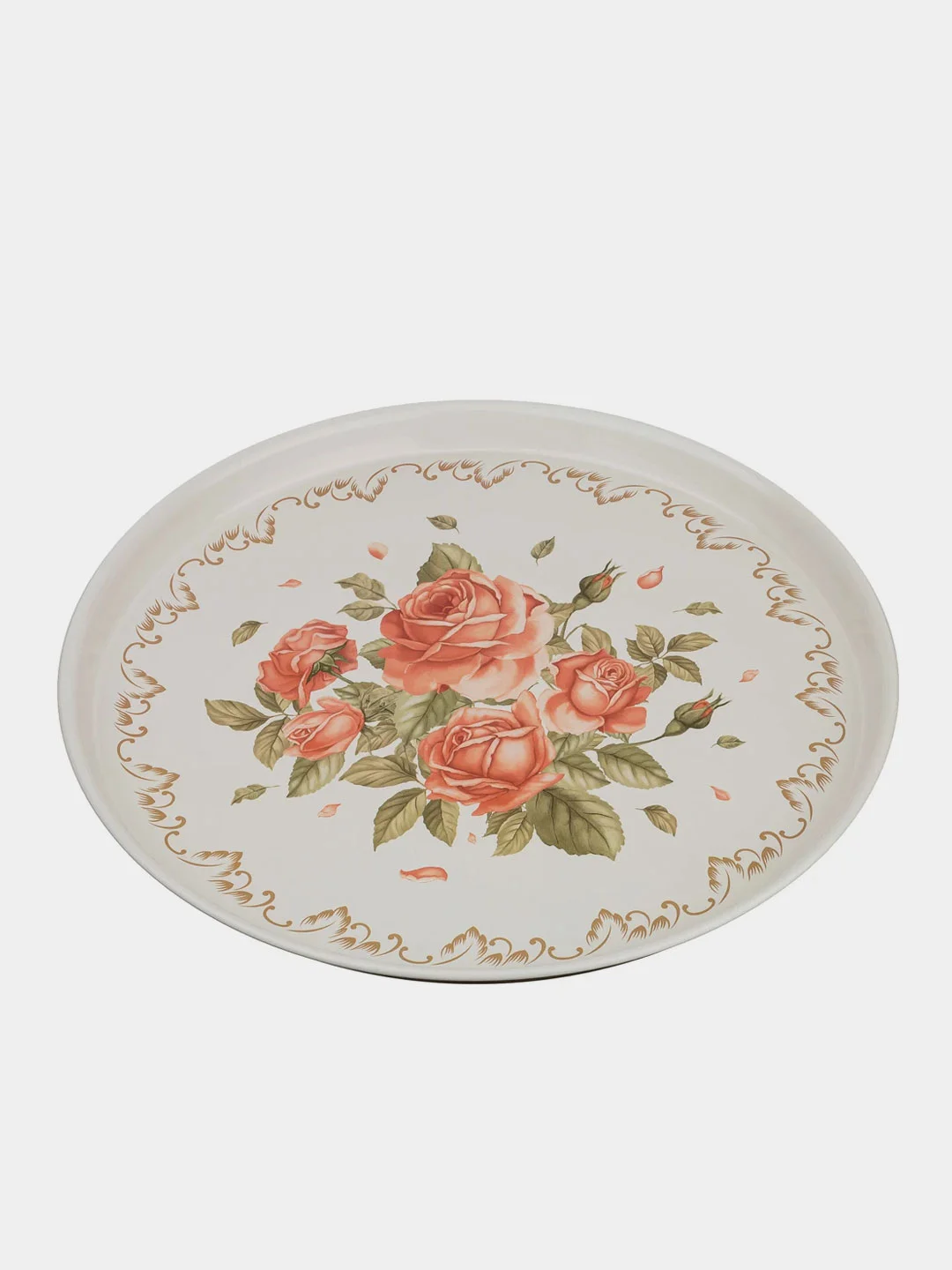 Поднос сервировочный Agness "Корейская роза", 33*2,1 см