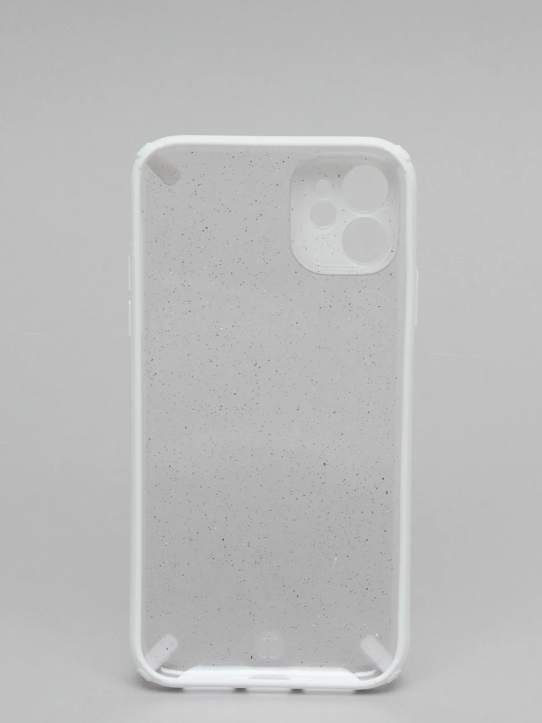 Белый чехол для iPhone 11 Противоударные чехлы с блёстками