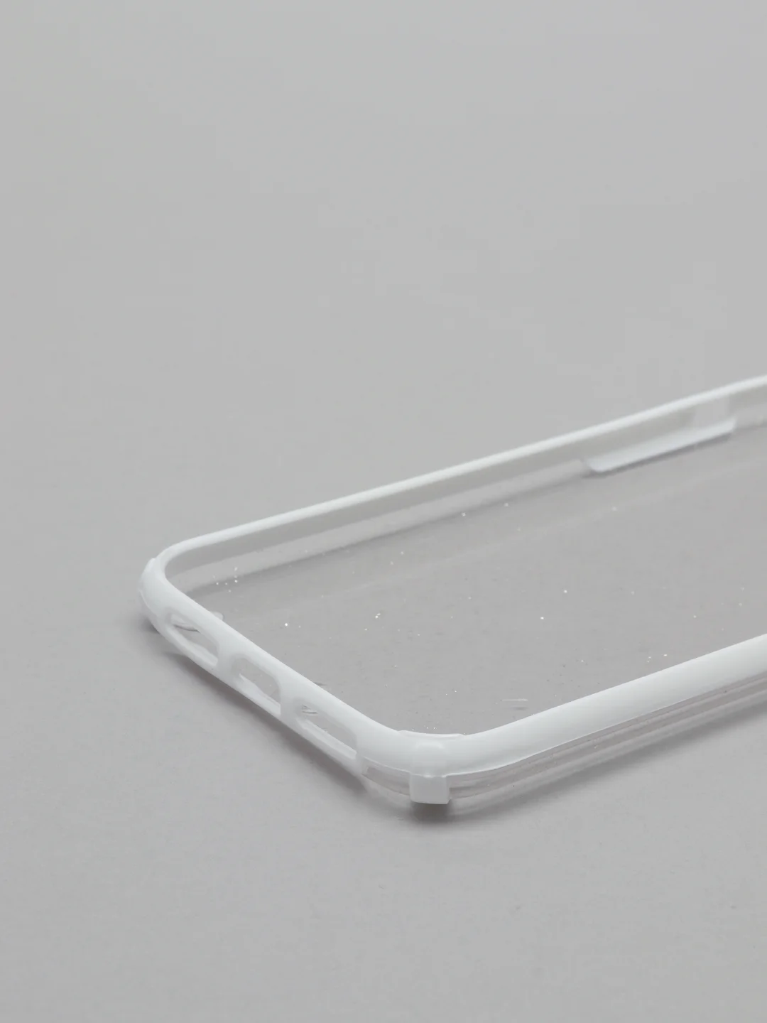 Белый чехол для iPhone 11 Противоударные чехлы с блёстками