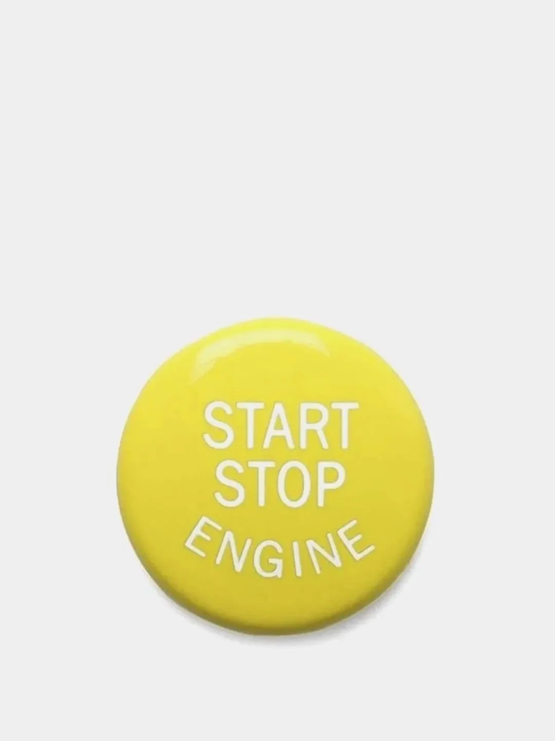 Желтый накладка кнопки start stop BMW / кнопка старт стоп бмв / Кнопка запуска bmw E60 E70 E71