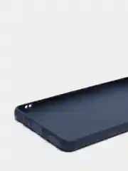 Синий чехол силиконовый матовый для Samsung A52
