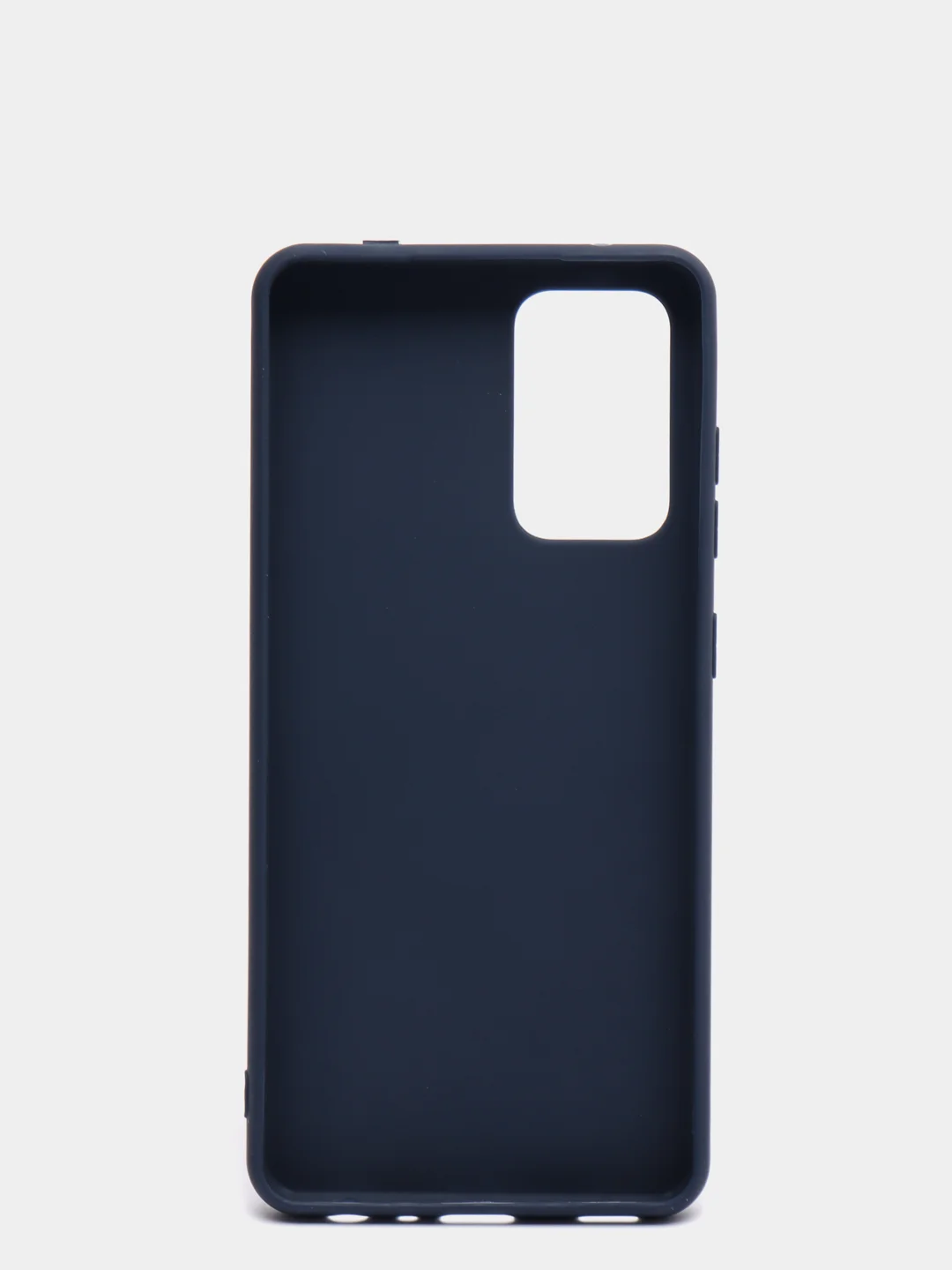 Синий чехол силиконовый матовый для Samsung A52