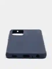 Синий чехол силиконовый матовый для Samsung A52