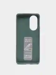Зеленый чехол Honor 50, Huawei Nova 9, Хонор 50, Хуавей Нова 9 силиконовый под кожу с подставкой